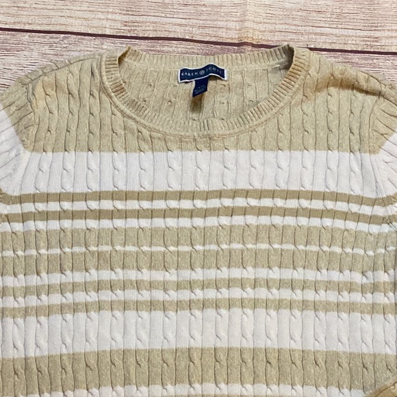 KAREN SCOTT Horizontal Striped Sweater (XXL) - Picture 2 of 4